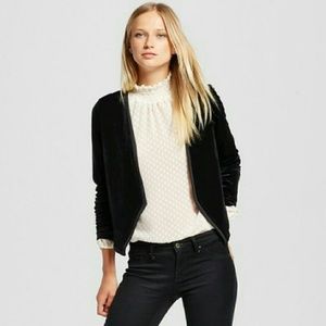 NWT - Mossimo Black Velvet Blazer